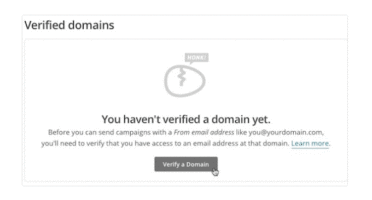 MailChimp添加自己的域名