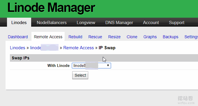 Linode VPS IP Swap绑定原IP