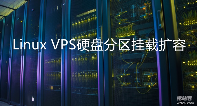 Linux VPS主机新加硬盘扩容方法-VPS新硬盘分区挂载和硬盘动态扩容
