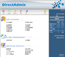 DirectAdmin中文面板