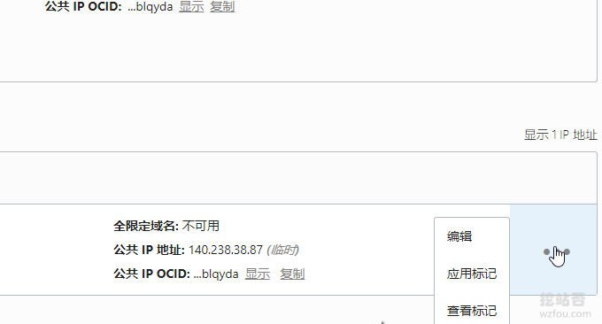 Oracle VPS主机编辑IP