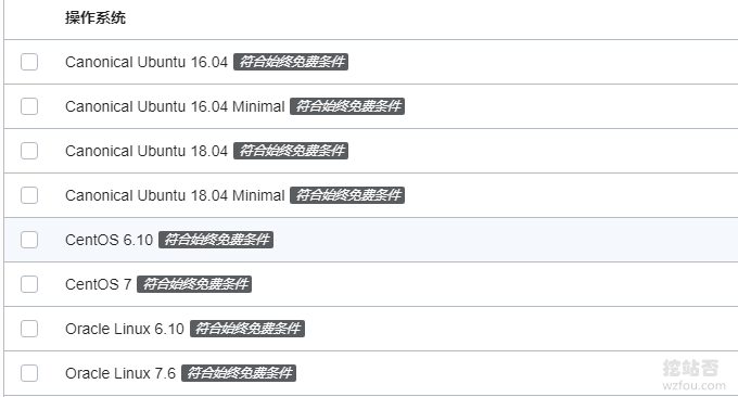 Oracle Cloud甲骨文操作系统