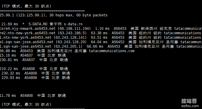 OneVPS VPS联通路线