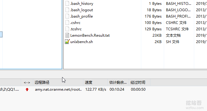 OranMe纯IPv6的VPS主机上传速度
