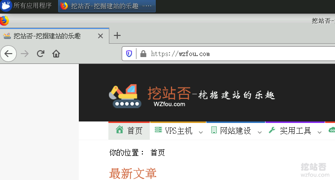 VPS主机桌面中文浏览器