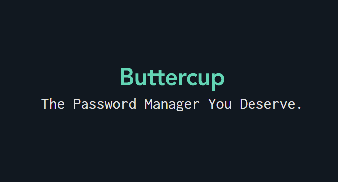 Buttercup开源免费的密码管理器-网盘WebDAV同步支持macOS, Linux, Windows