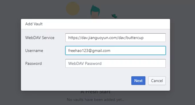 Buttercup开源免费的密码管理器使用WebDAV同步