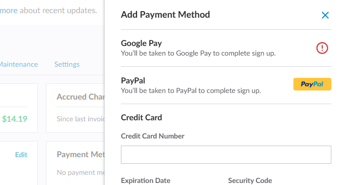 Linode添加Paypal